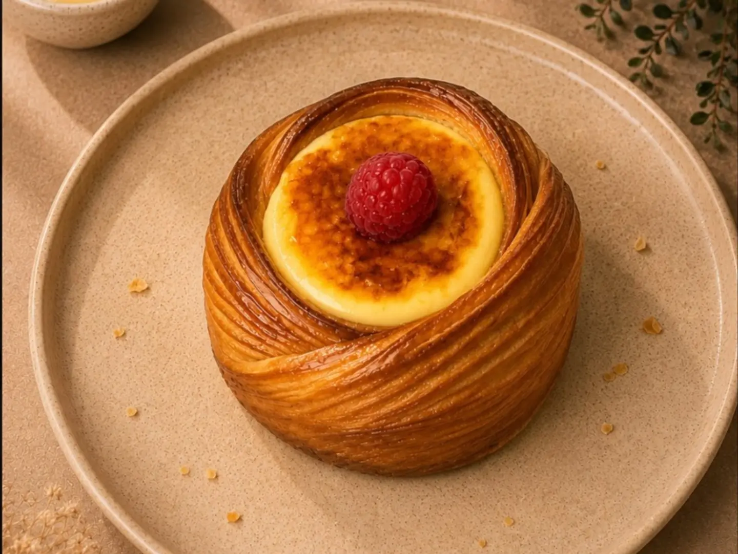 Crème Brûlée Danish