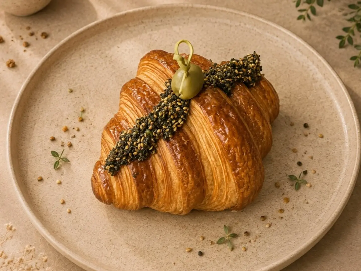 Zaatar Croissant