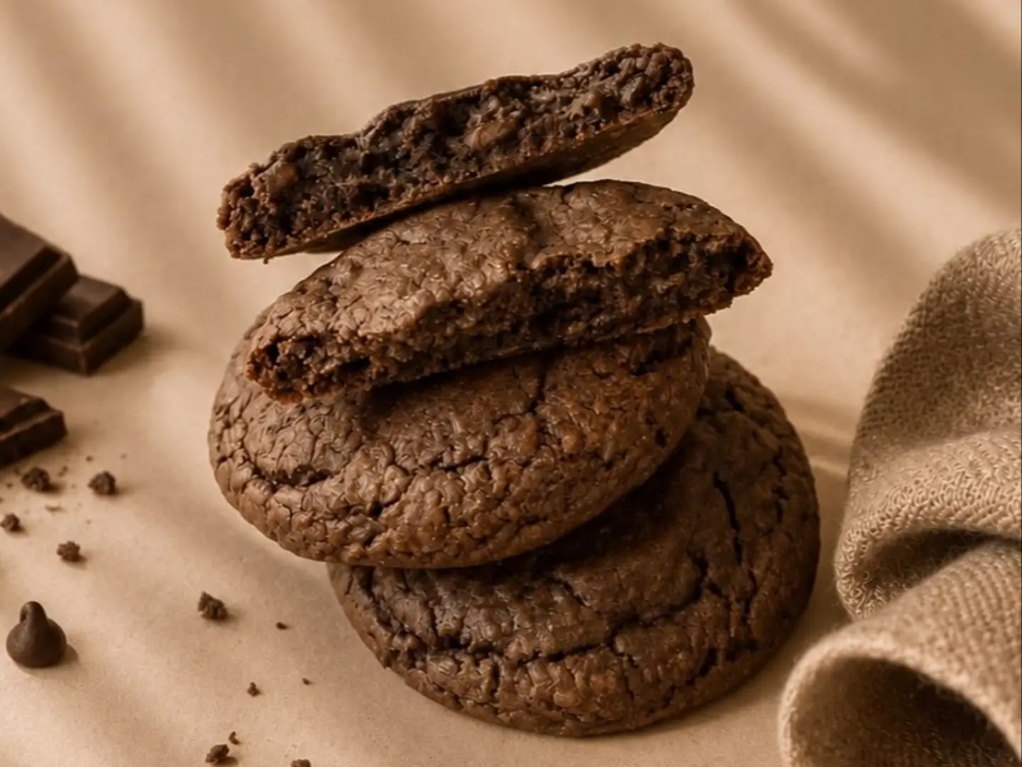 Chocolate Velvet Cookies
