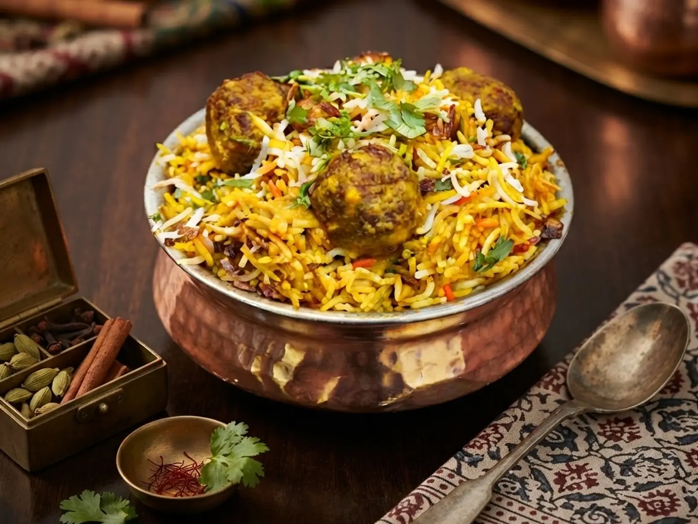 Vegetable Malai Kofta Biryani