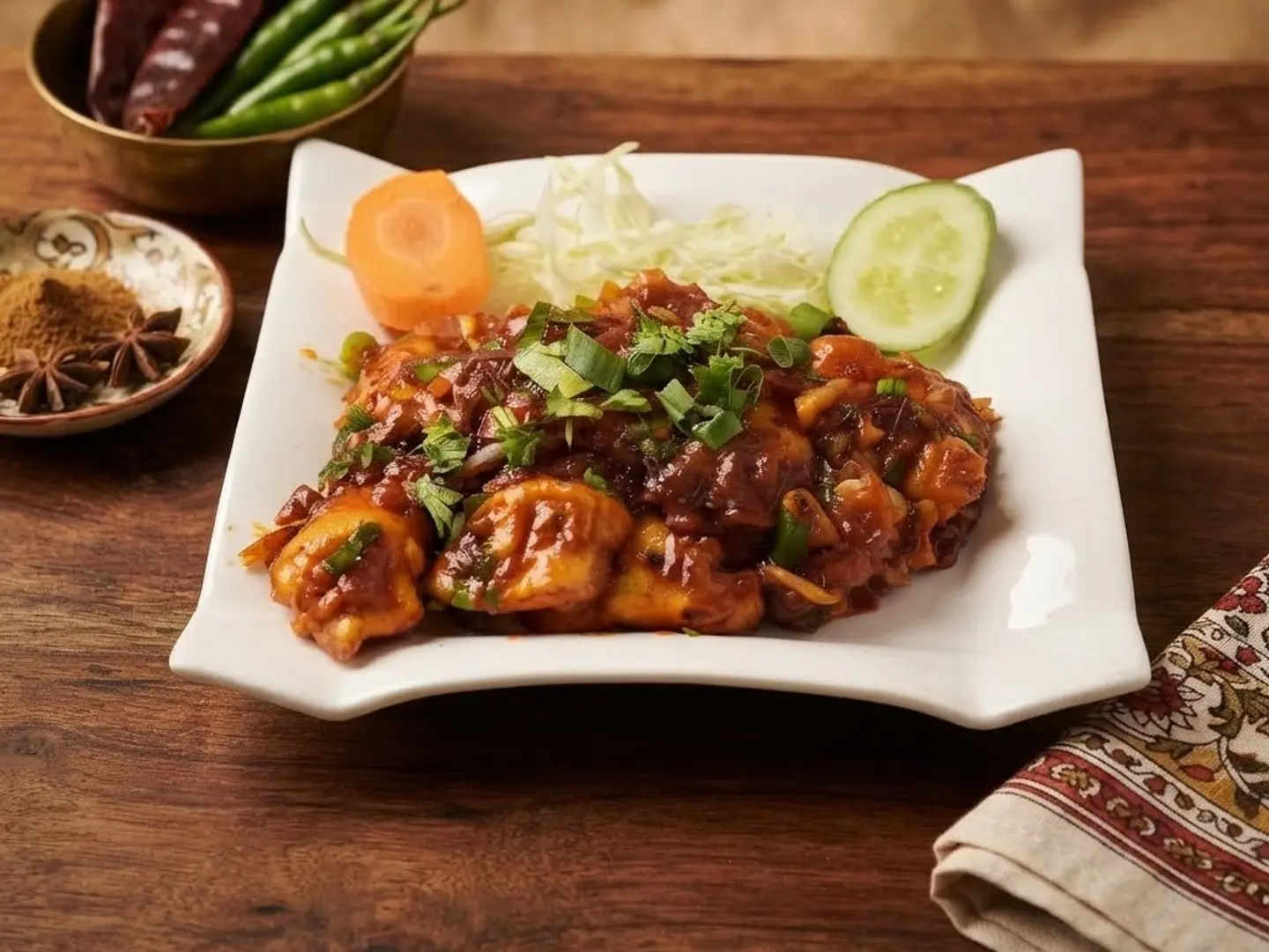 Chicken Manchurian (Dry)
