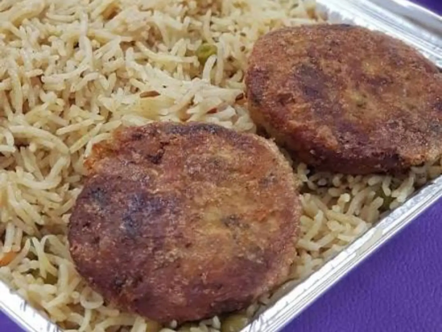 2 Shami Kabab With Kabli Rice