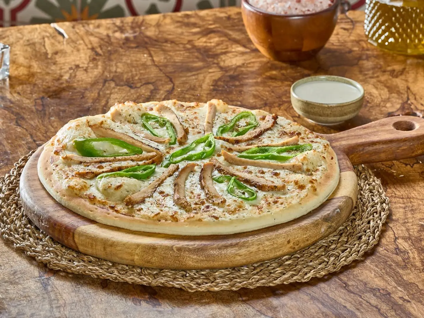 بيتزا رانش بالدجاج