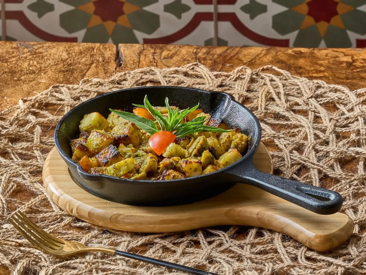 Halloume With Thyme
