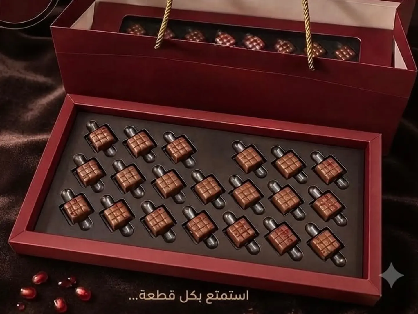 بوكس التشيز كيك بالرمان