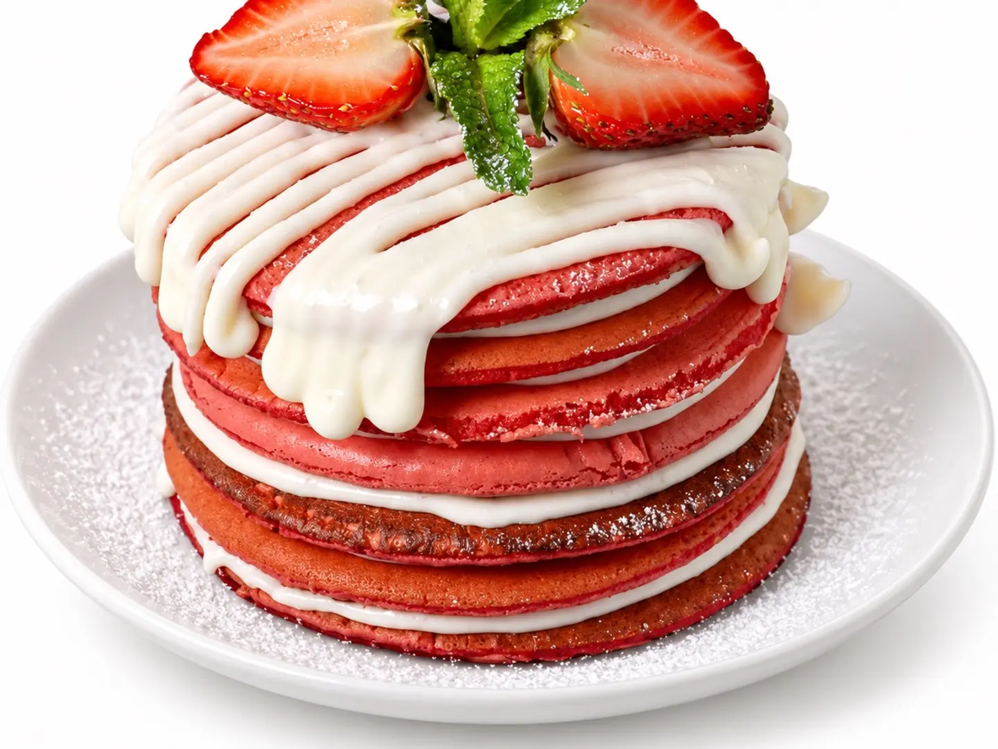 Red Velvet Pancakes
