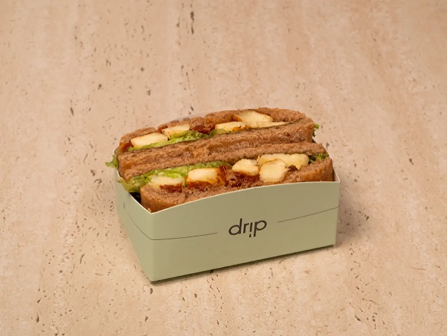 Halloumi Sandwich Brown Bread