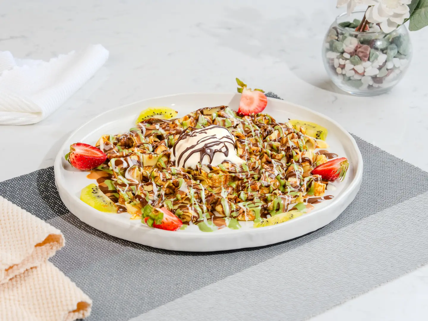 Mix Fettuccine Crepe
