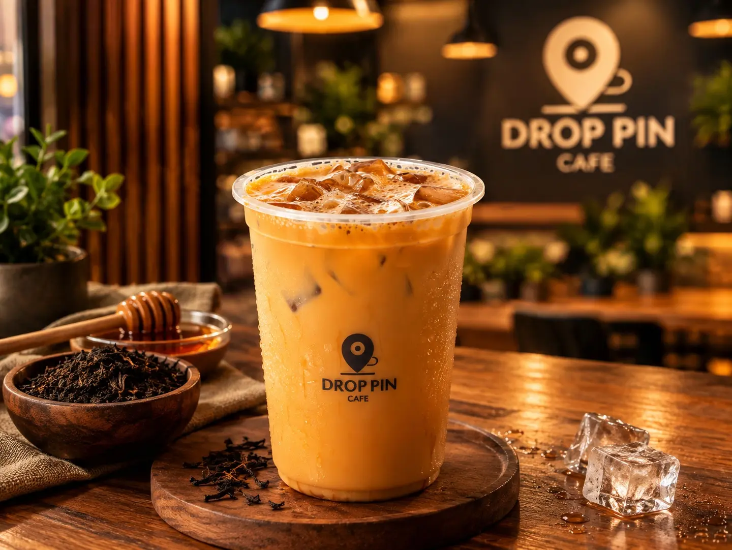 Saffron Latte Cold