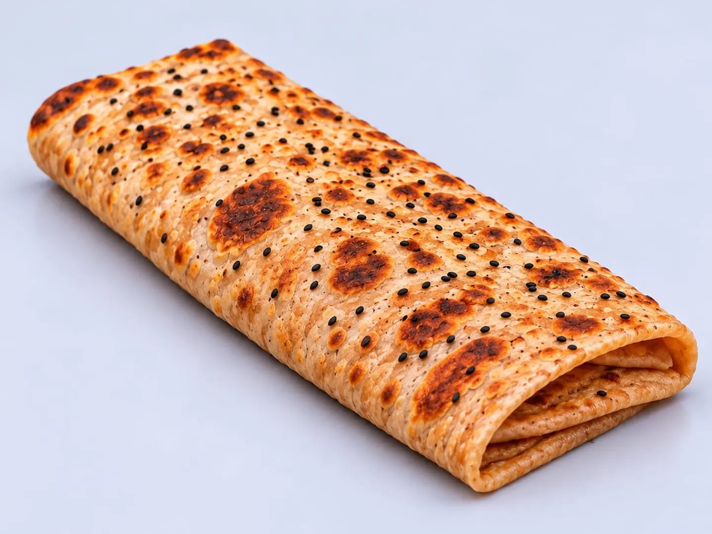 فطيرة دبل سادة مع حبه سوداء