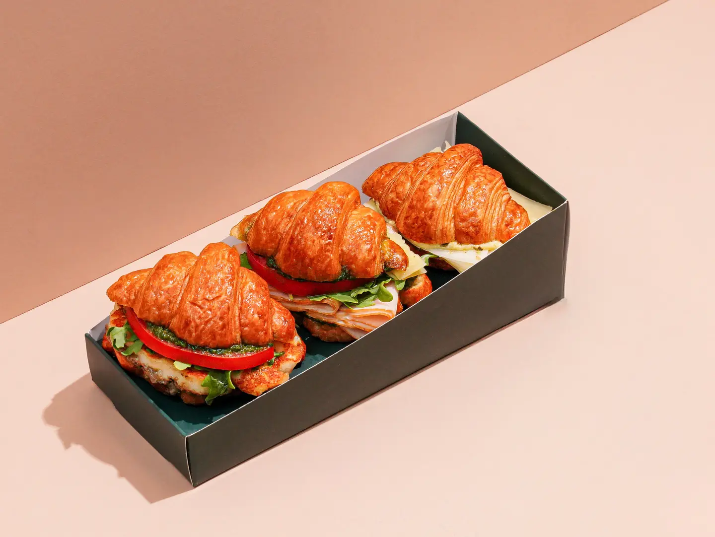 Croissant Sandwich Trio
