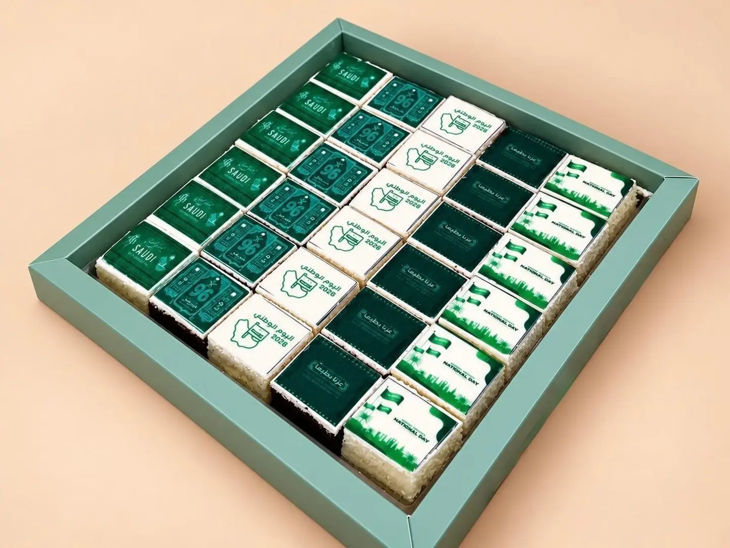 Mini Cake Box With National Day Theme