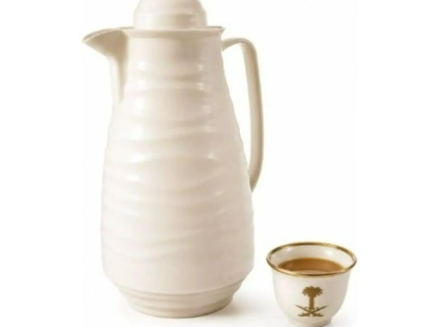 Saudi Coffee Thermos With 8 Paper Cups