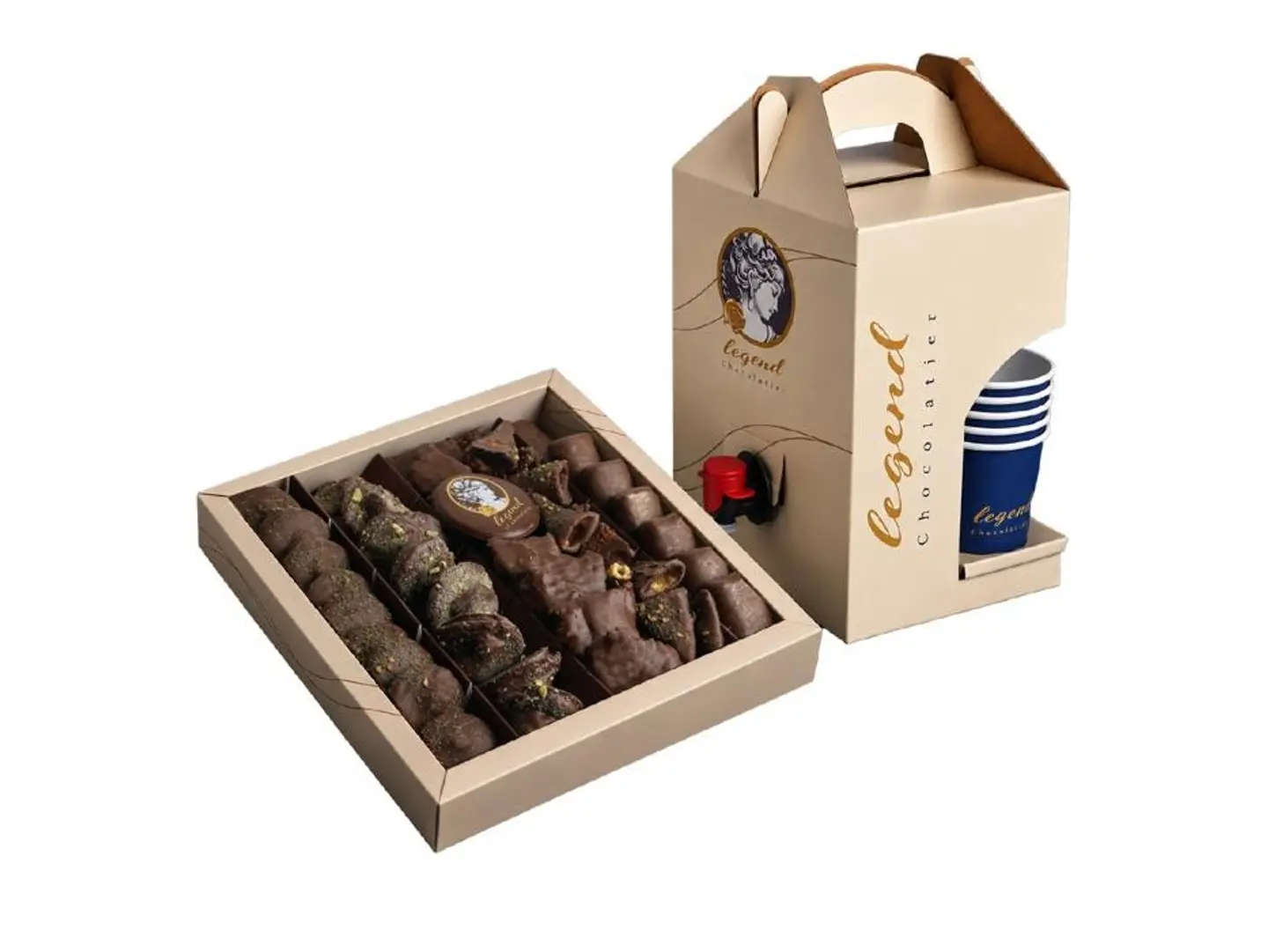 Gathering Offer   Drip Coffee Box With Mix Chocolate Box
