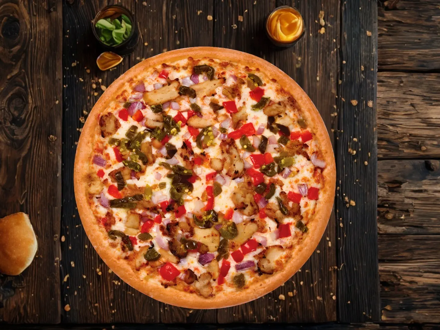 Chily Chicken Pizza - Medium