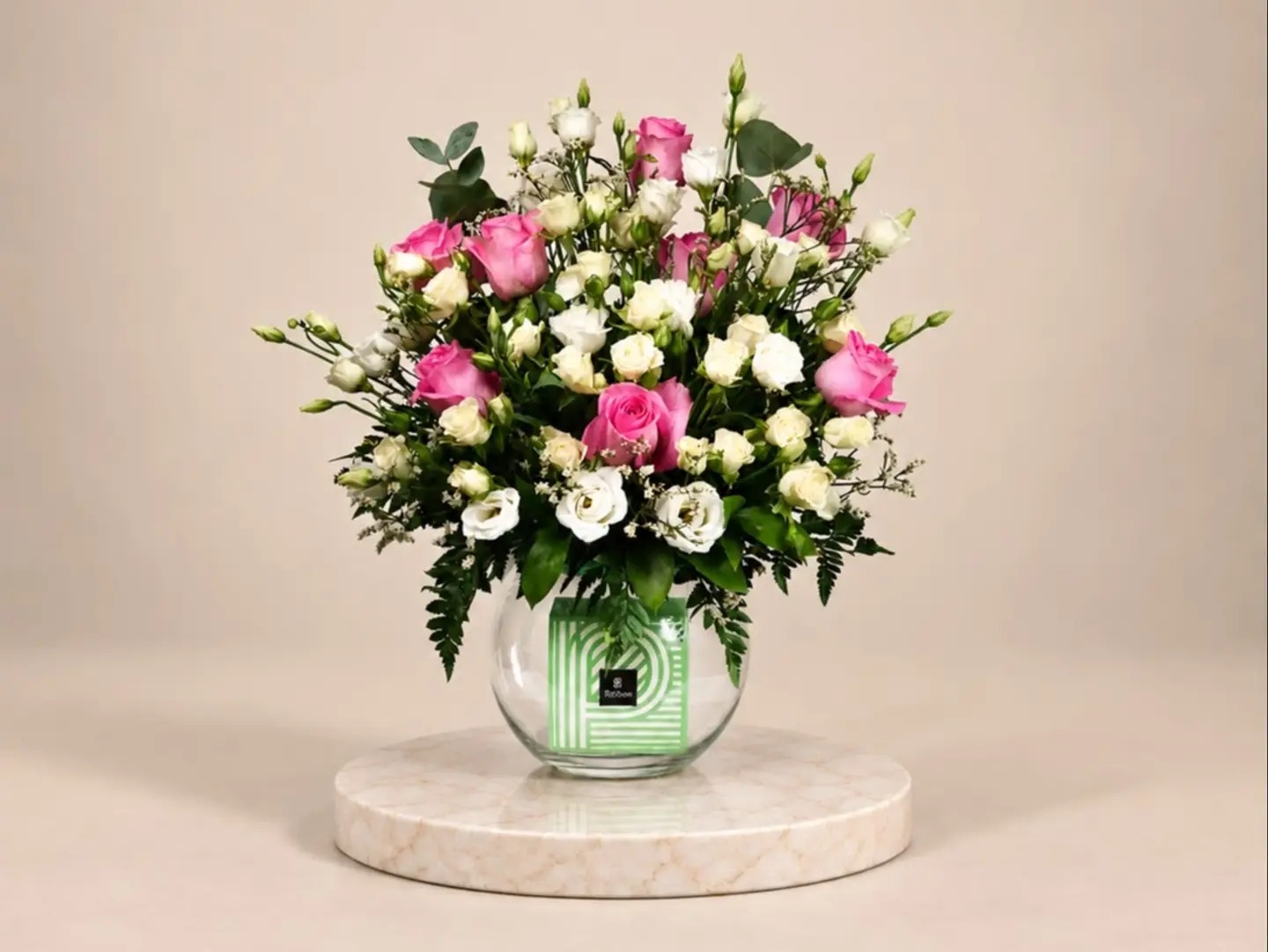 Pink Rose Enchantment Vase