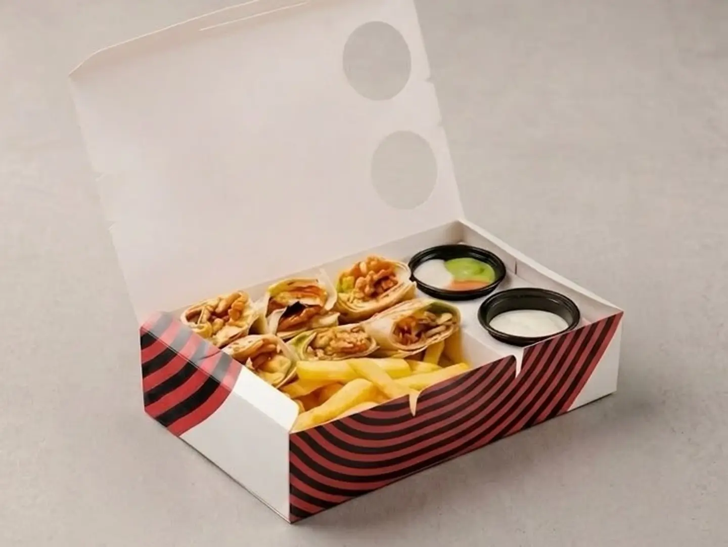 Double Arabic Dish Shawarma