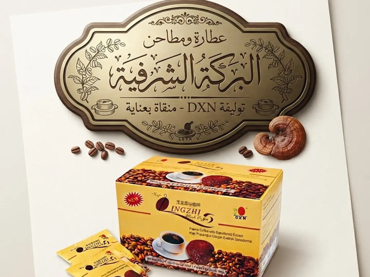 Lingzhi Black Coffee Dxn