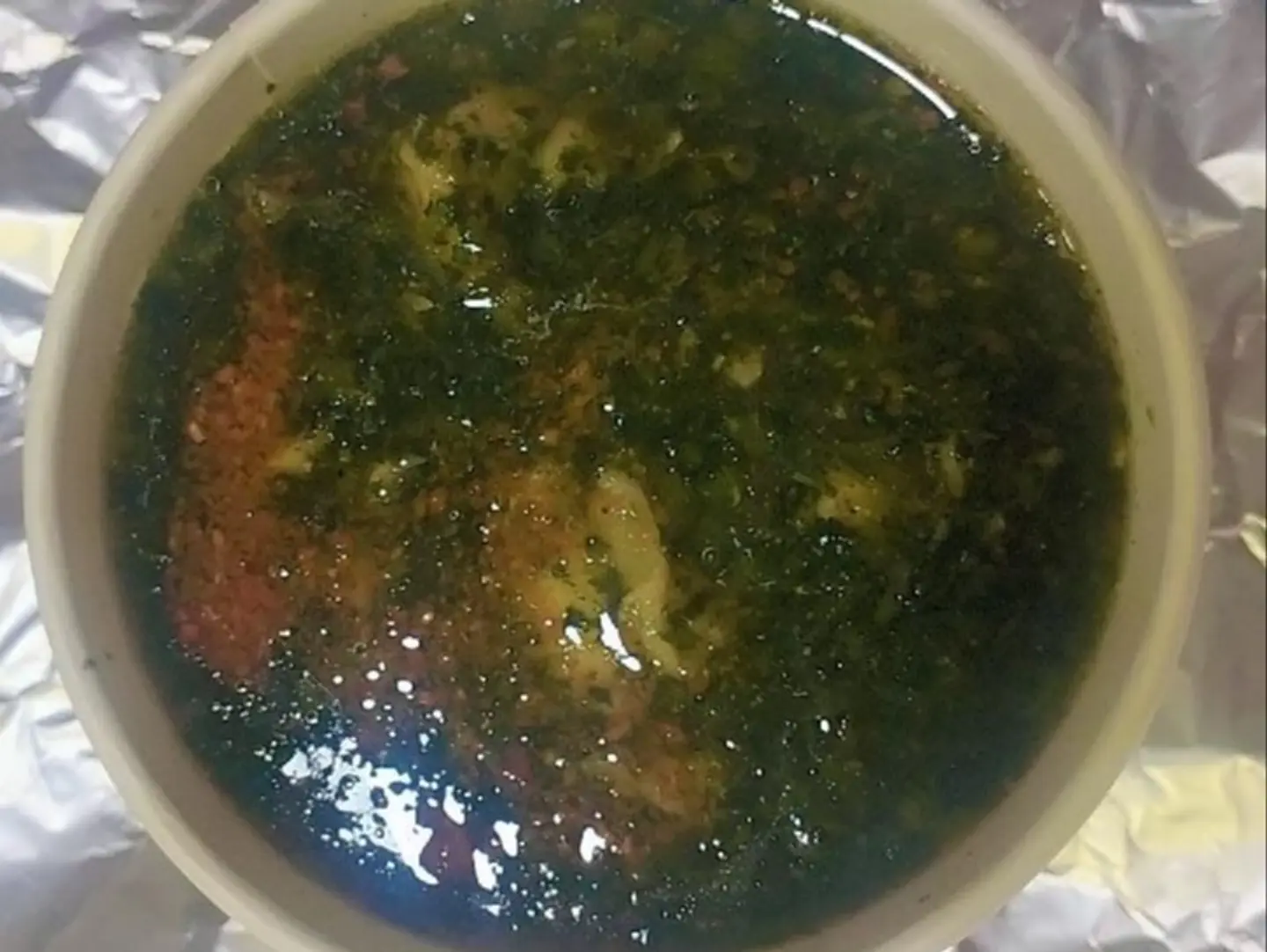 ملوخية بقطع الدجاج