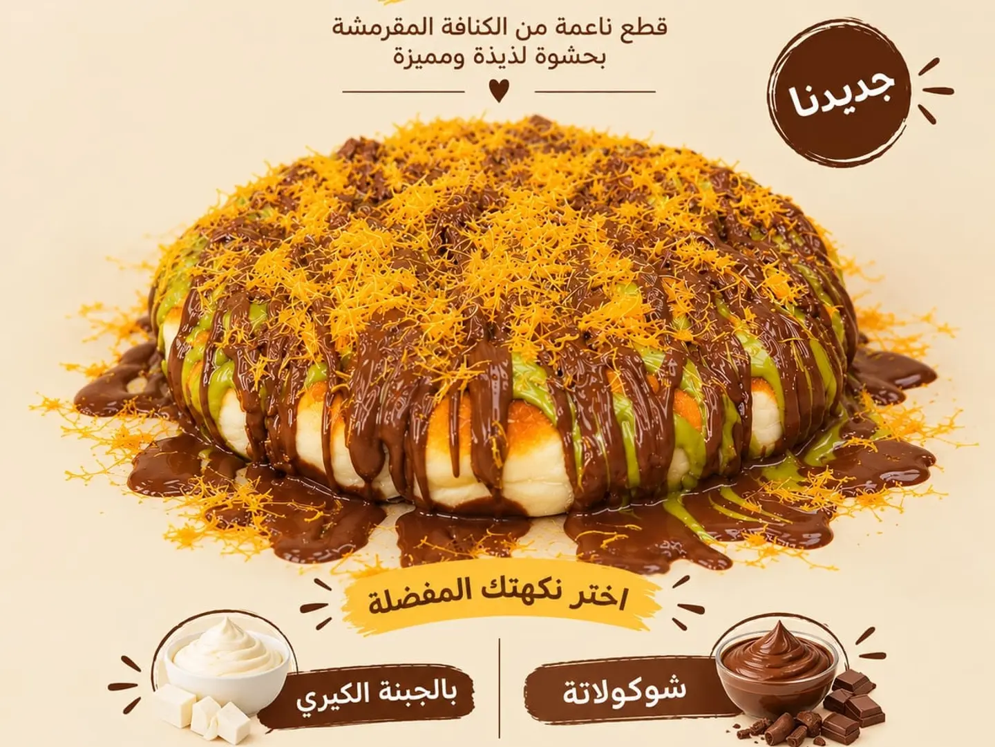 Kunafa Honeycomb Bread