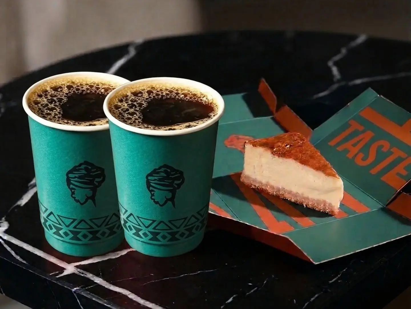 Madrid Cheesecake With The Coffee Of The Day