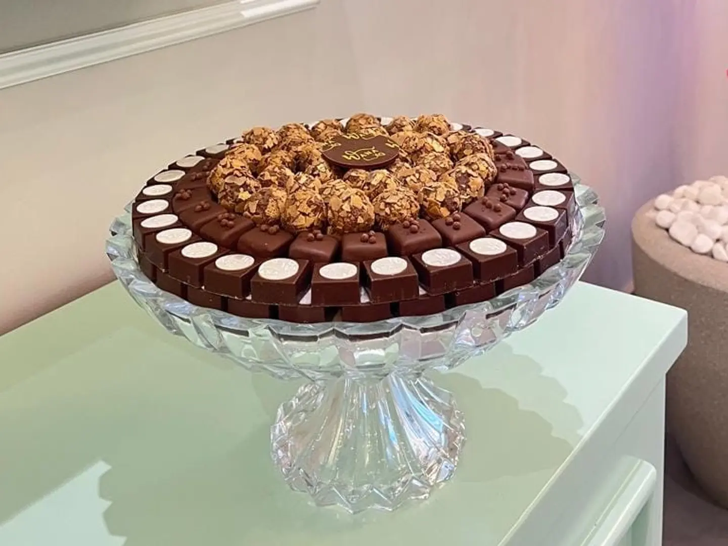 Round Crystal Tray