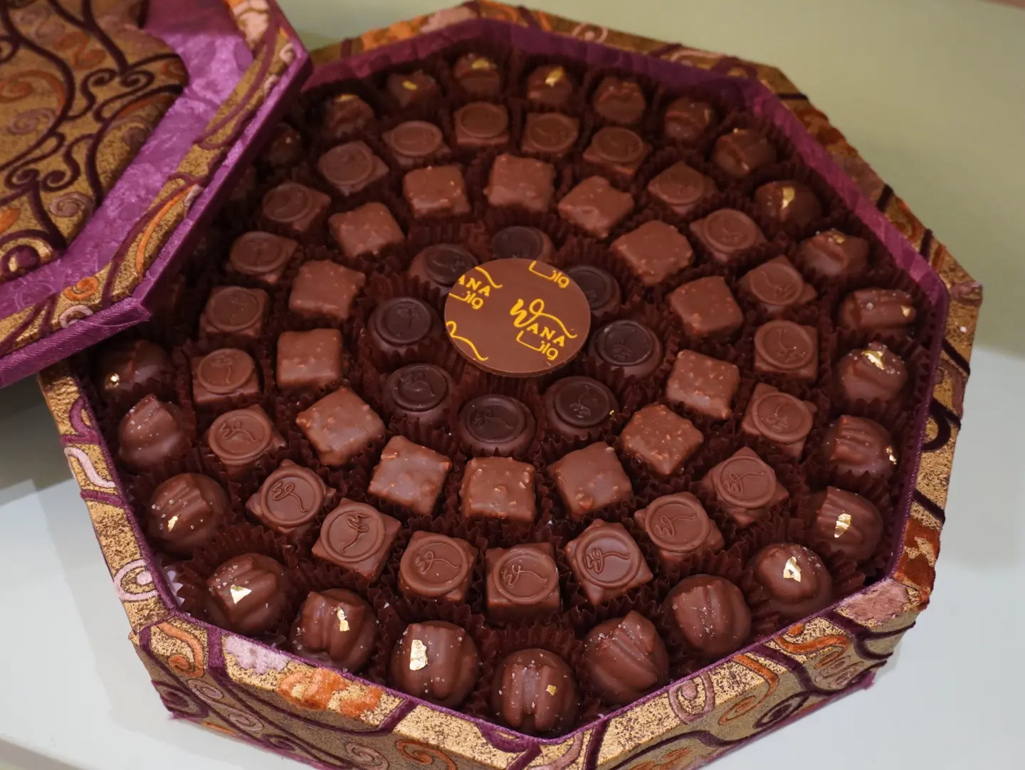 A Luxurious Box Made Of Vintage Velvet