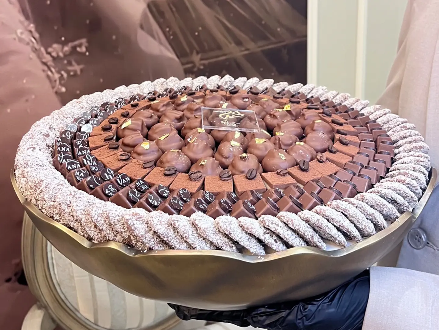 Luxury Tray With Matte Copper Plating