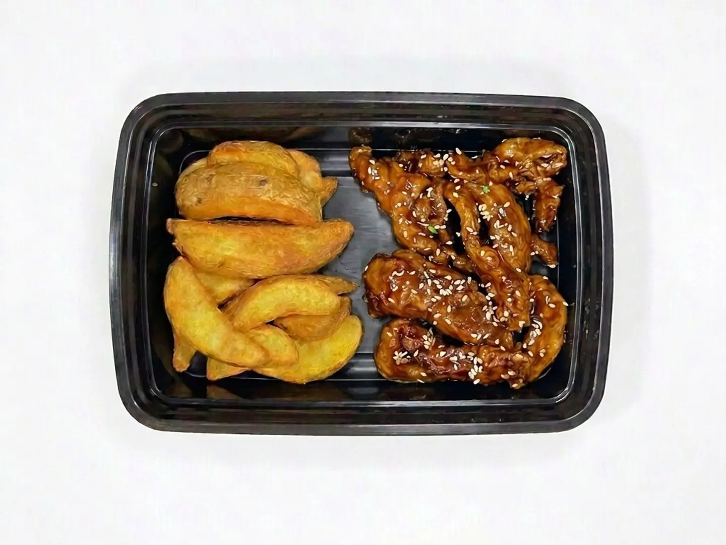 Chicken Teriyaki With Potato Wedges
