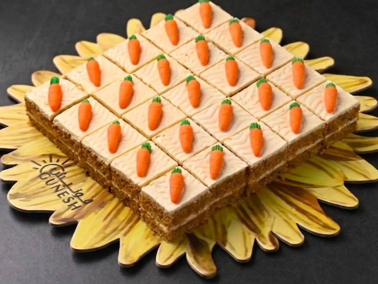 Carrot Flower Cake