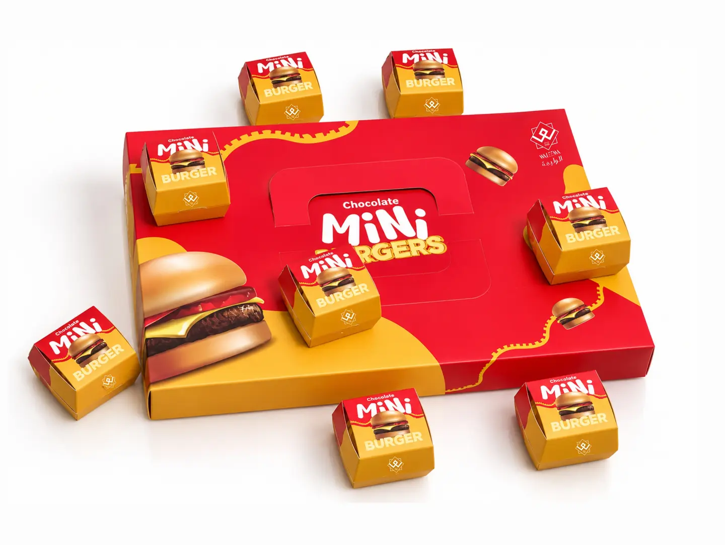 Mini Burger Chocolate Box