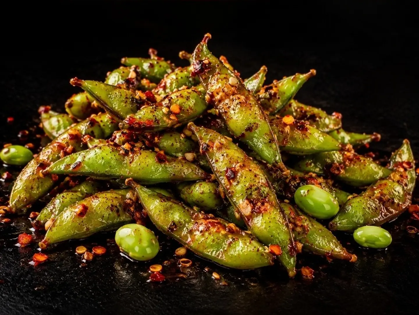 Chili Edamame