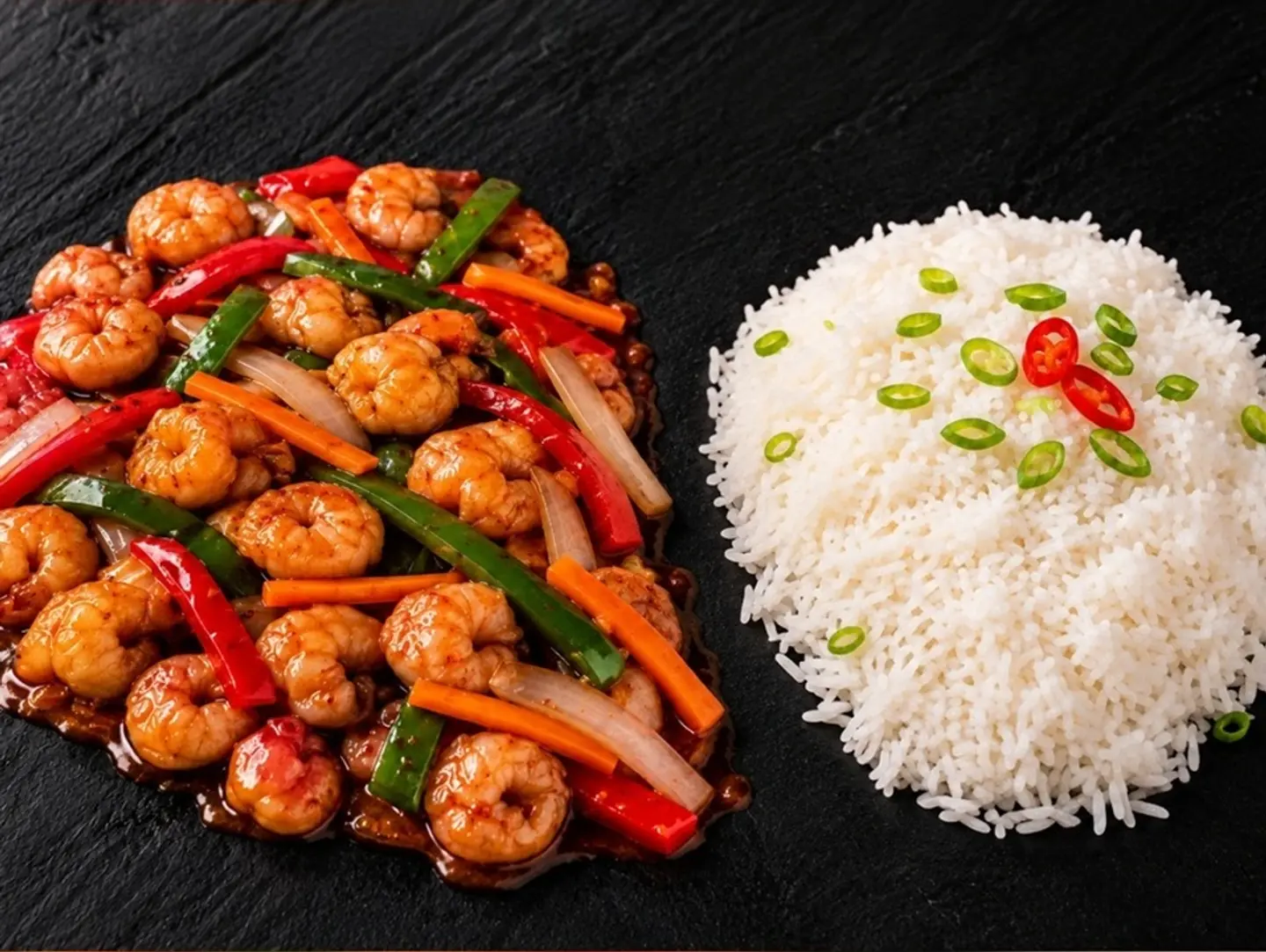 Garlic & Ginger Shrimp