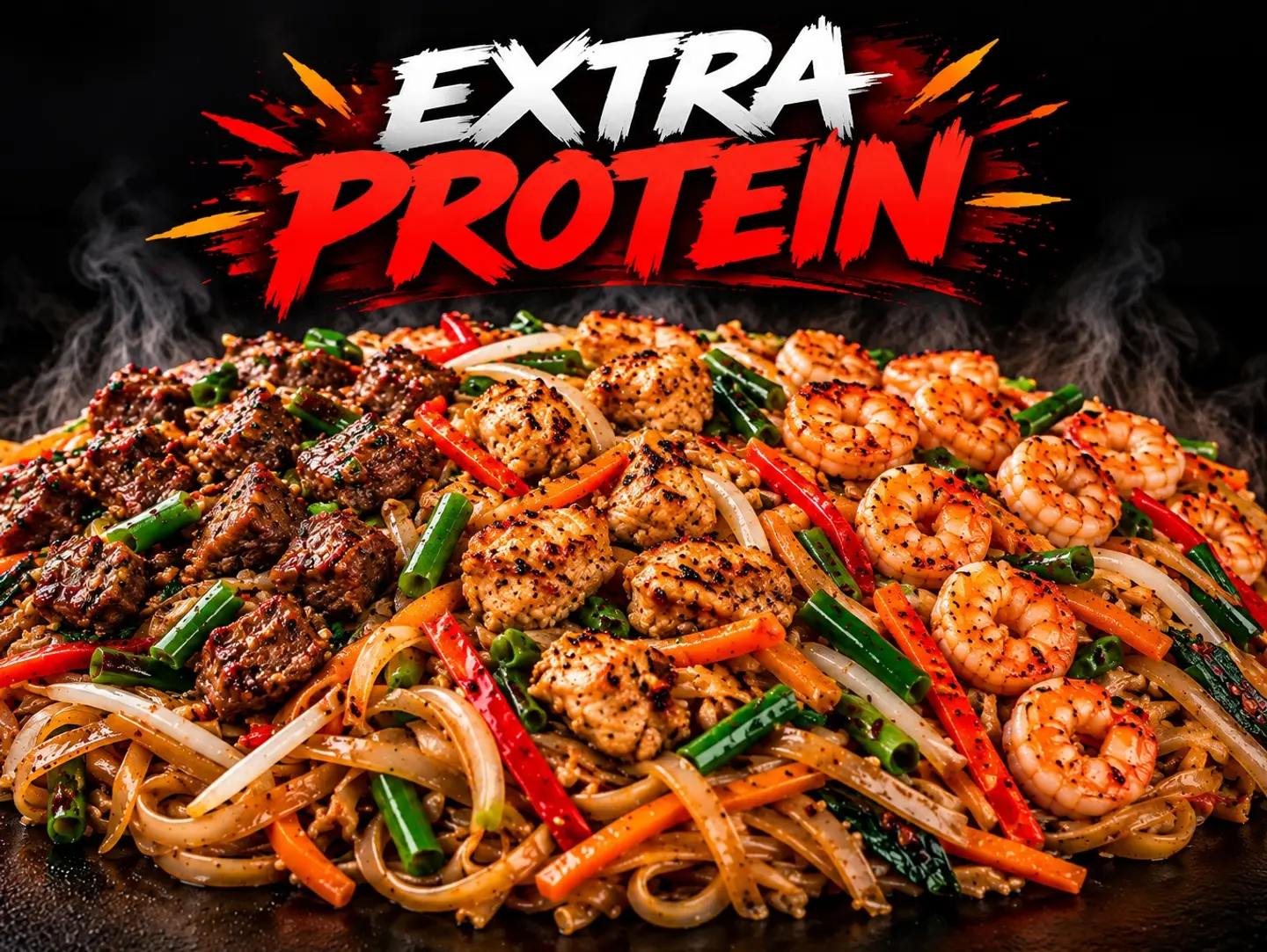 Thai Rice Noodles - Chicken Breast
