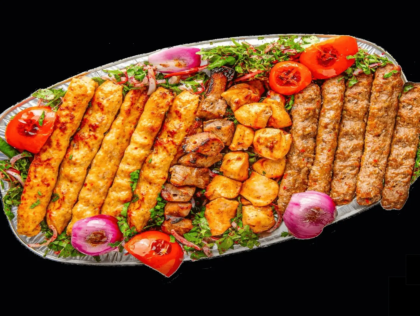 طبق مشكل كباب