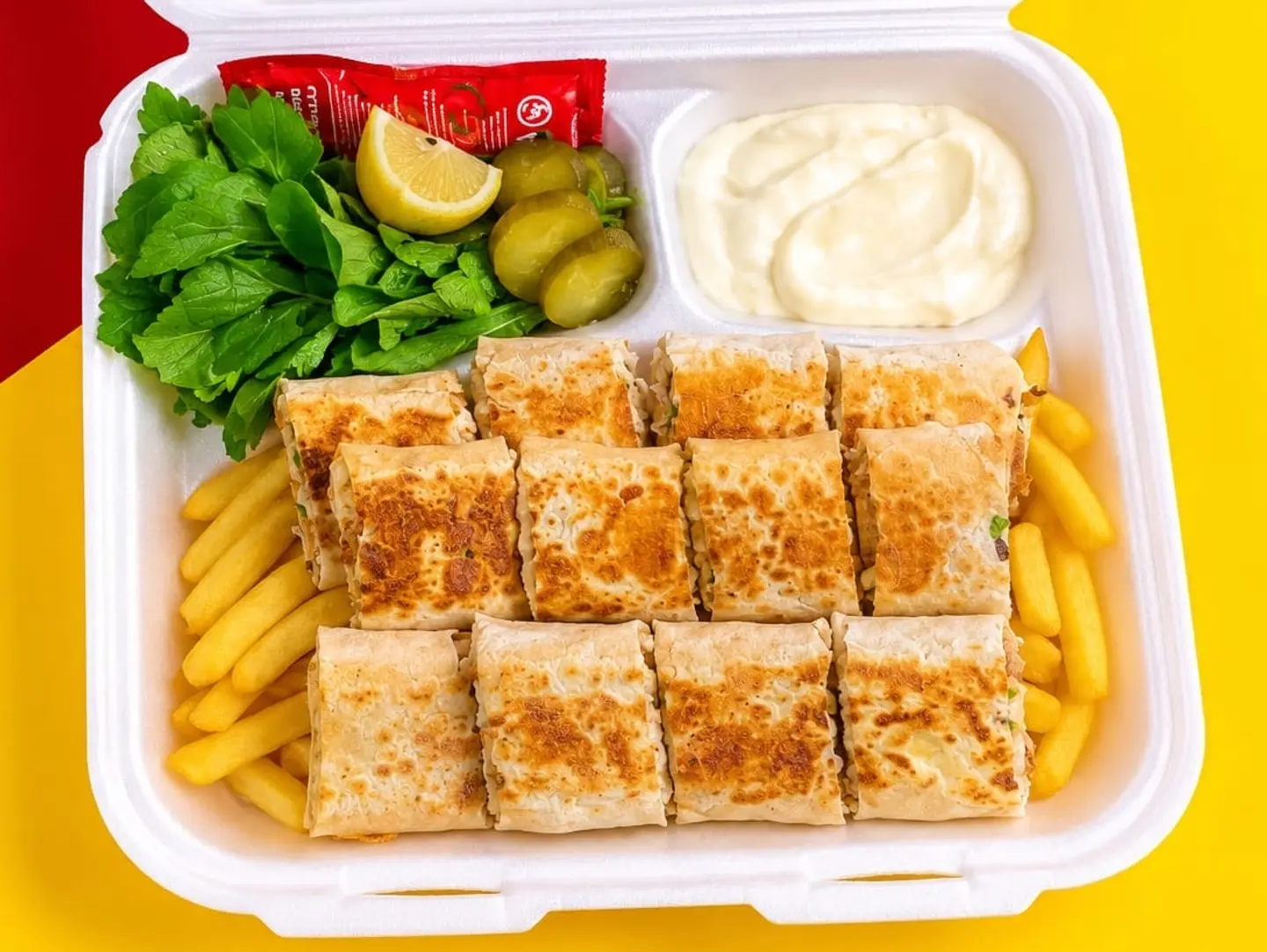 شاورما عربي نفر ونص بالجبن