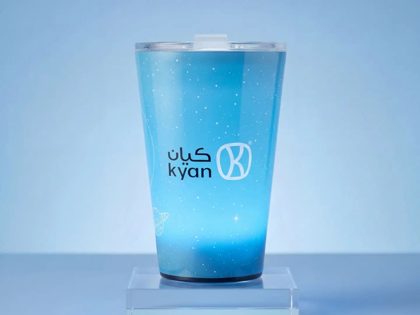 مق مضيء ازرق