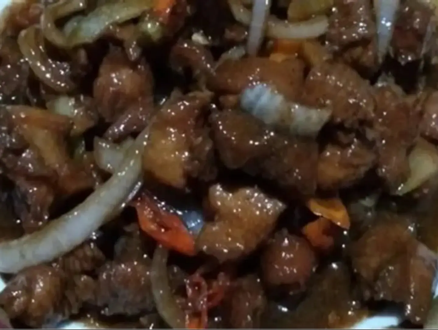 Meat Tagine With Onions - Lamb