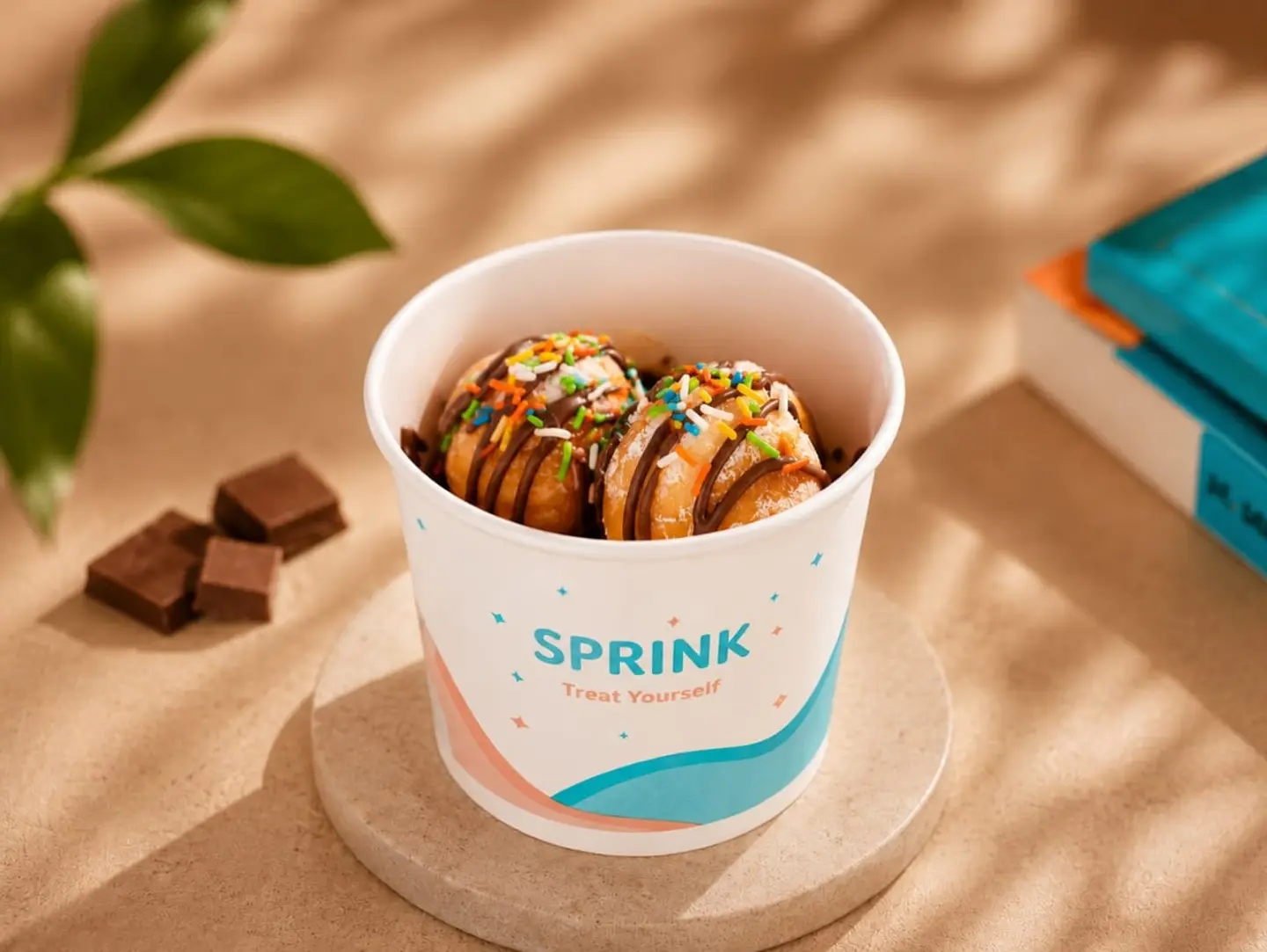 Mini Donuts Cup 4 Pieces