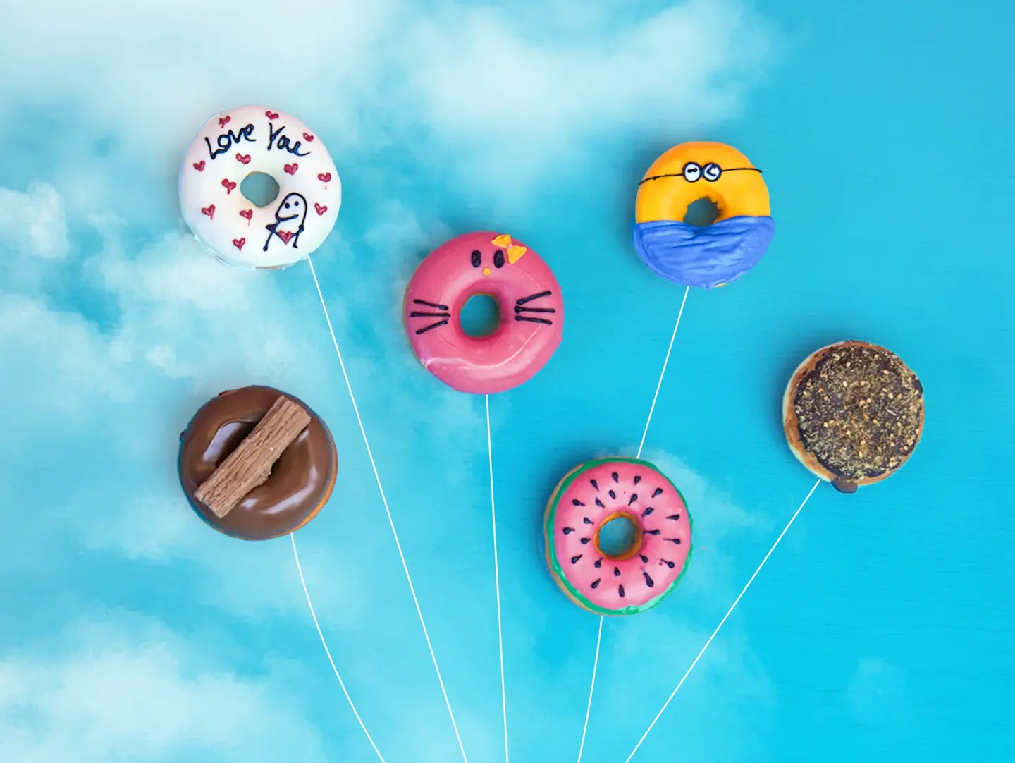 Mixed Savings Box Of Stuffed & Classic Donuts - Donut Box Offer 6 Pcs