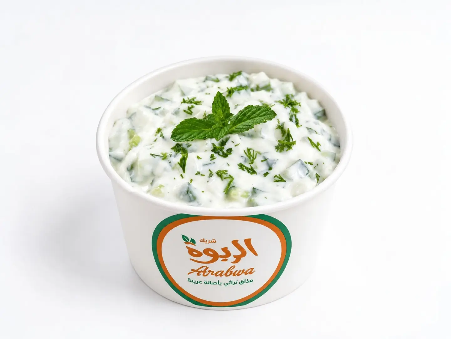 سلطة خيار باللبن