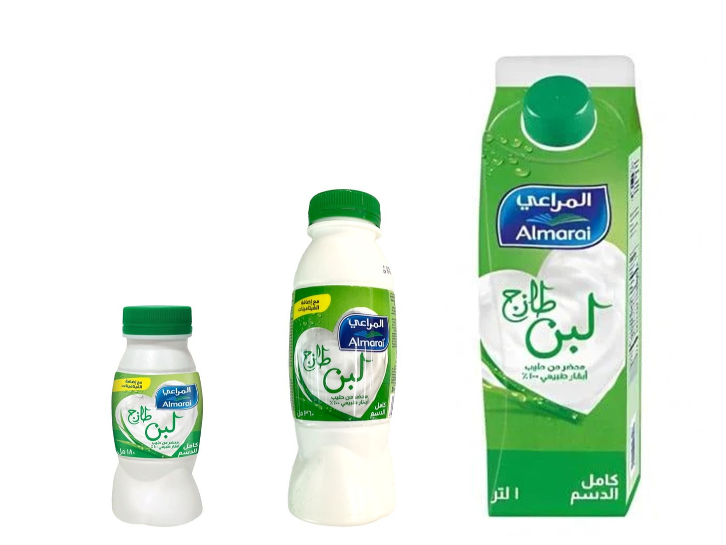 لبن 180 مل