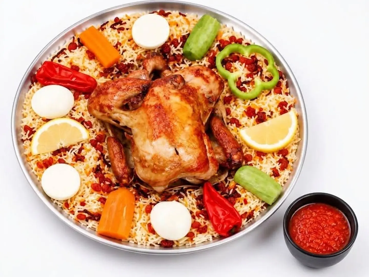 دجاج محمر - حبة دجاج محمر رز شعبي