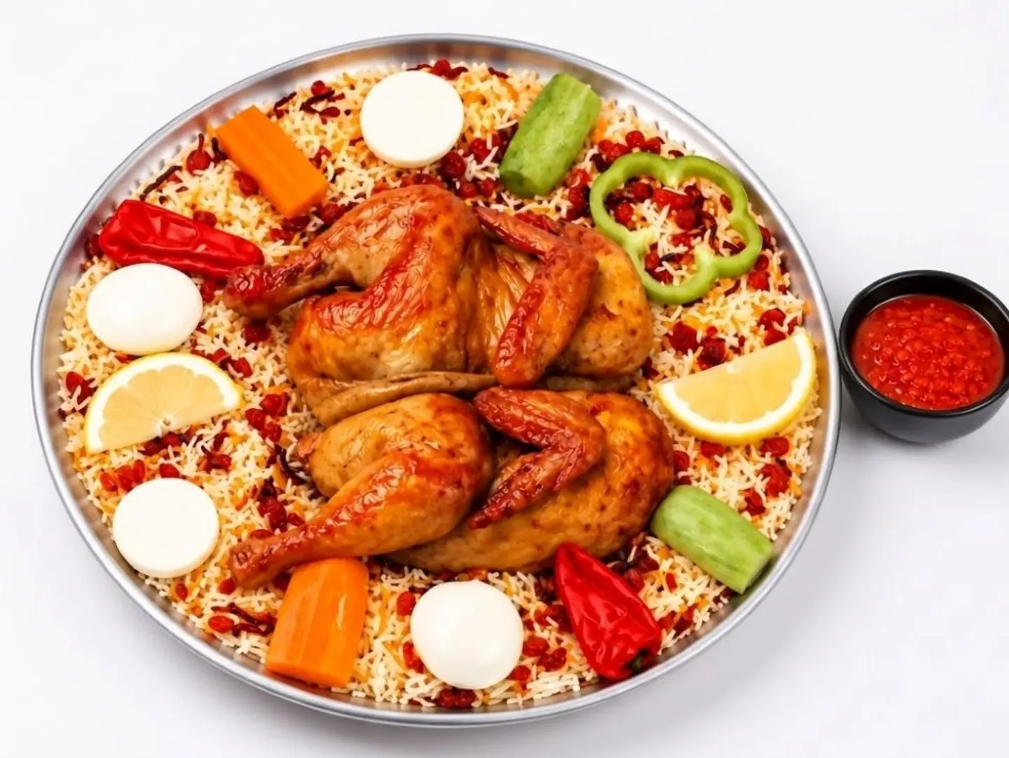 دجاج مندي - حبة دجاج مندي رز شعبي