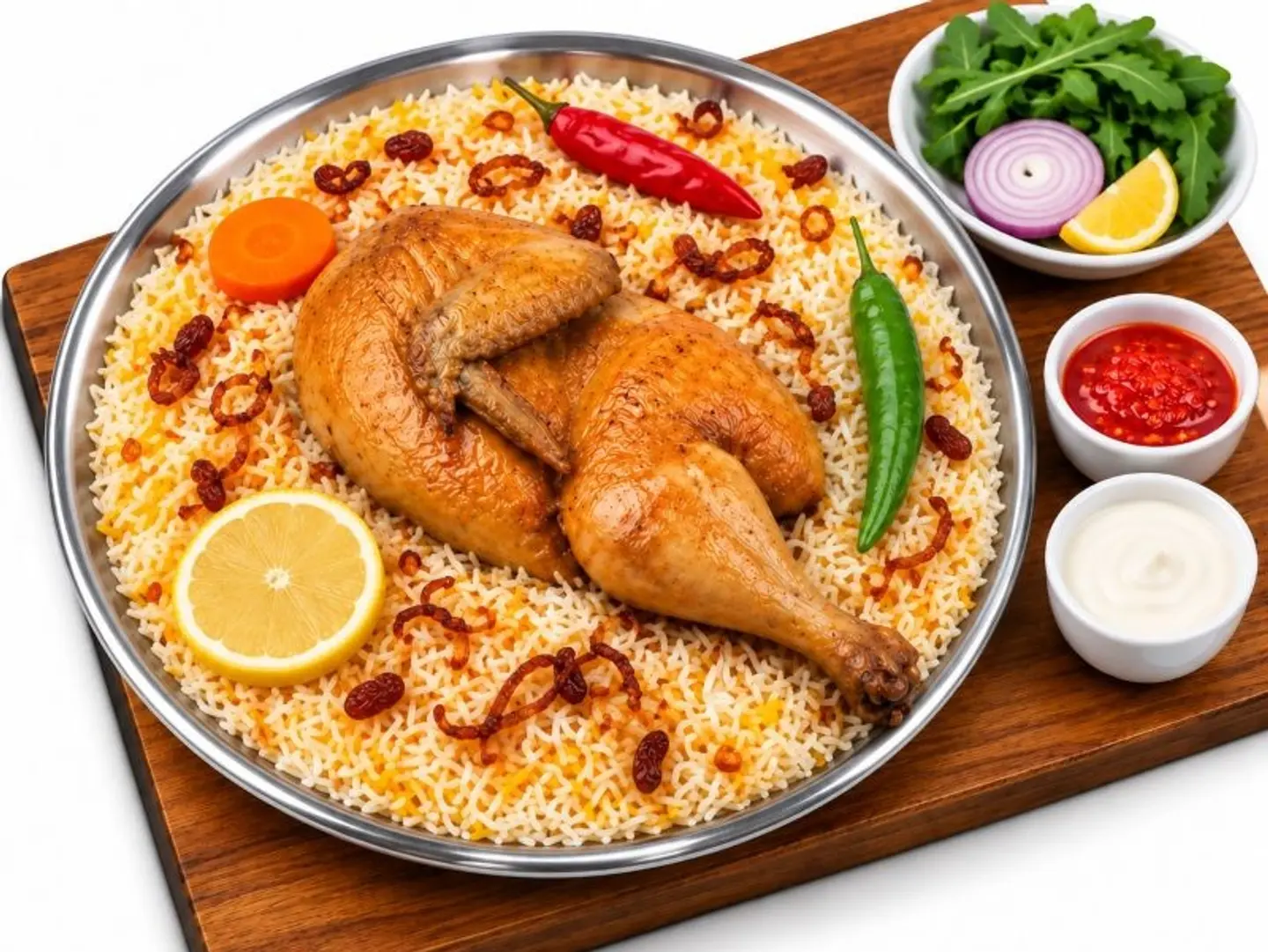 دجاج مندي - حبة دجاج مندي رز شعبي