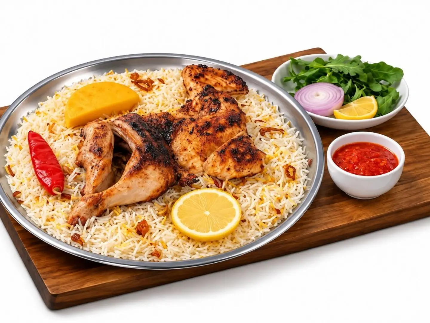 نص حبة مظبي - ارز مثلوثة شعبي