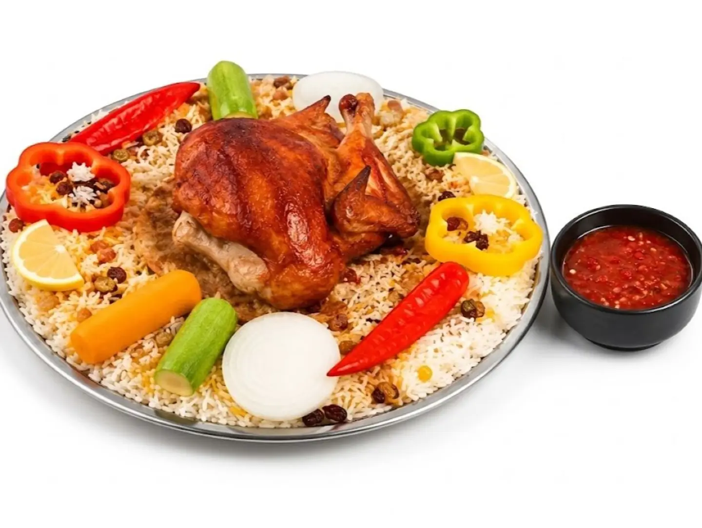 نص دجاج شواية - نص دجاج شواية بدون رز