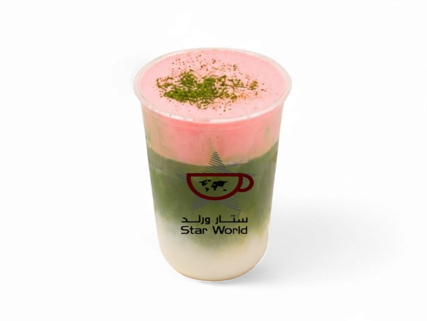 Iced Strawberry Matcha
