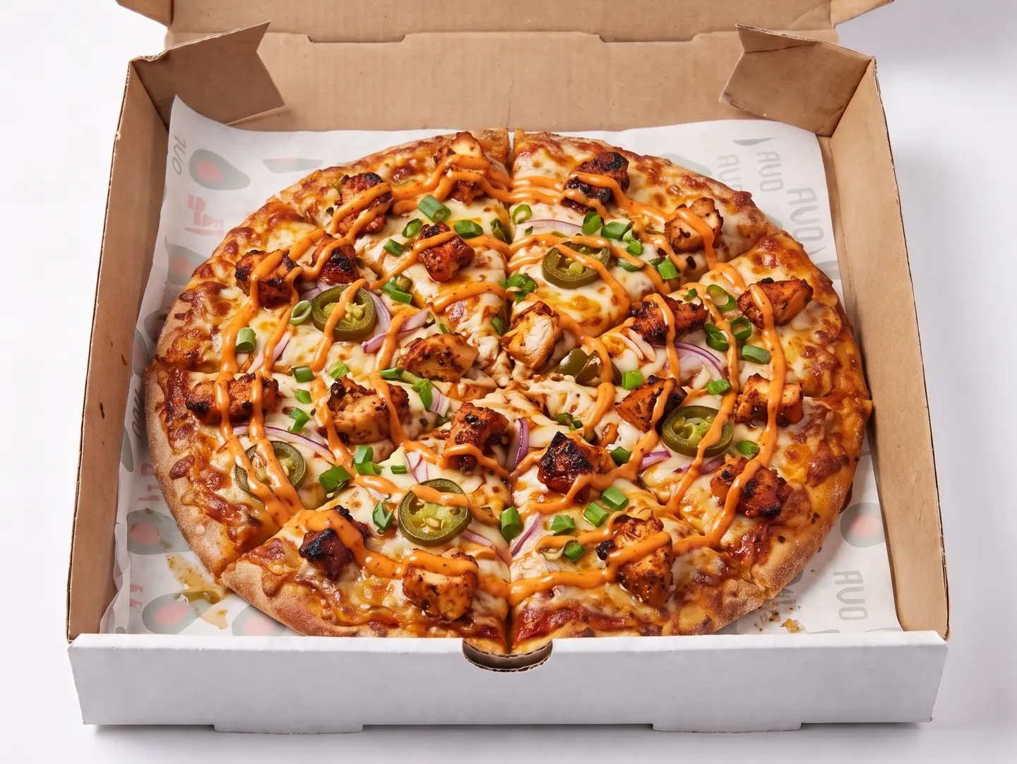 Dynamite Chicken Pizza