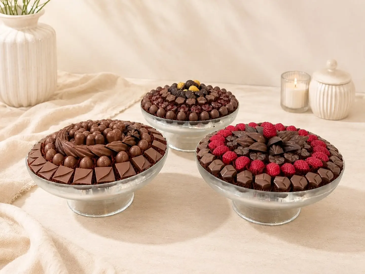 Belgian Chocolate Tray (Glass)